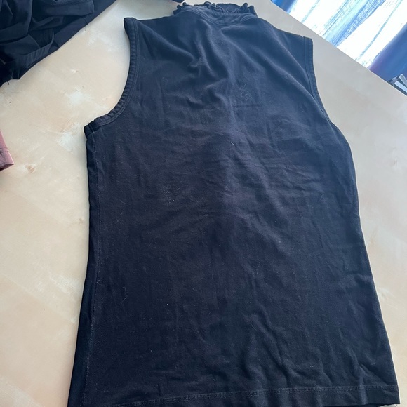 tory burch lace trim collared tank top - Picture 3 of 3